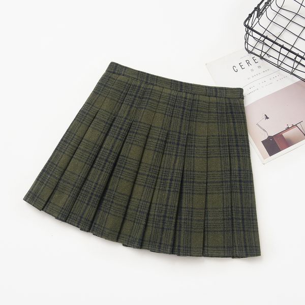 2021 new women winter wool high waist mini female pleated skirts harajuku ladies girls gray plaid skirt sxls, Black
2021 new women winter wool high waist mini female pleated skirts harajuku ladies girls gray plaid skirt sxls, Black