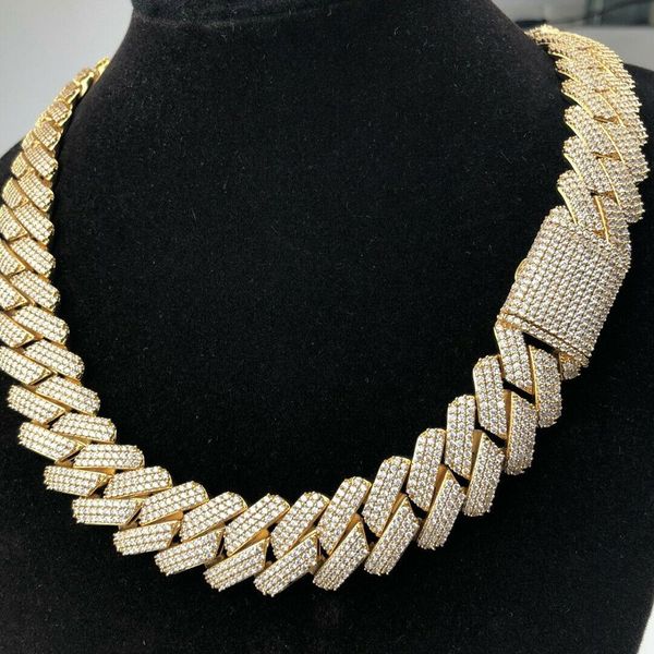 sier necklace diamond heavy miami cuban chain bracelet 20mm vvs jewelry rap hip hop street men ladies, Silver
sier necklace diamond heavy miami cuban chain bracelet 20mm vvs jewelry rap hip hop street men ladies, Silver