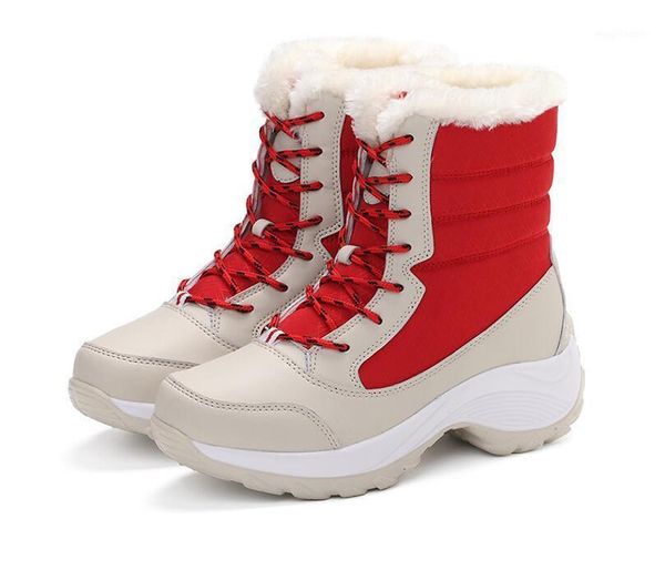boots women waterproof winter shoes snow platform keep warm ankle with thick fur heels botas1, Black
boots women waterproof winter shoes snow platform keep warm ankle with thick fur heels botas1, Black