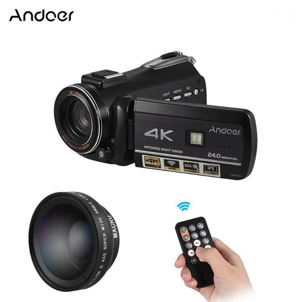 andoer ac3 4k uhd 24mp digital video camera camcorder w/ 0.45x wide angle lens/shoe for external microphone ir night vision1
andoer ac3 4k uhd 24mp digital video camera camcorder w/ 0.45x wide angle lens/shoe for external microphone ir night vision1