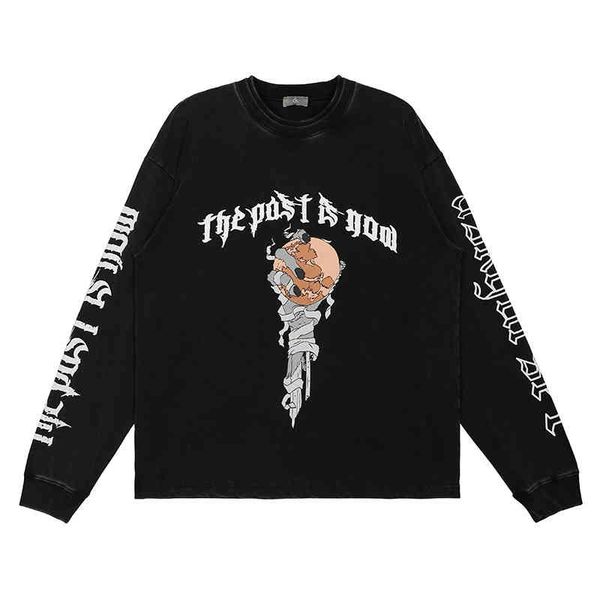 men's t-shirts autumn and winter fashion brand skull hand print washed old loose long sleeve t-shirt men trlg, White;black
men's t-shirts autumn and winter fashion brand skull hand print washed old loose long sleeve t-shirt men trlg, White;black