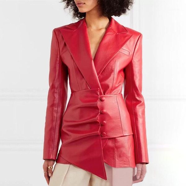 women's jacket stand collar long sleeve slim wide irregular belt jacket women's 2020 autumn new pu leather1, Black
women's jacket stand collar long sleeve slim wide irregular belt jacket women's 2020 autumn new pu leather1, Black