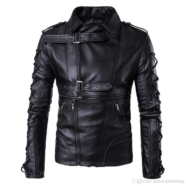 new 2020 mens spring motorcycle jackets pu leather autumn winter solid bandage designer coats jackets eu size m-5xl, Black;brown
new 2020 mens spring motorcycle jackets pu leather autumn winter solid bandage designer coats jackets eu size m-5xl, Black;brown