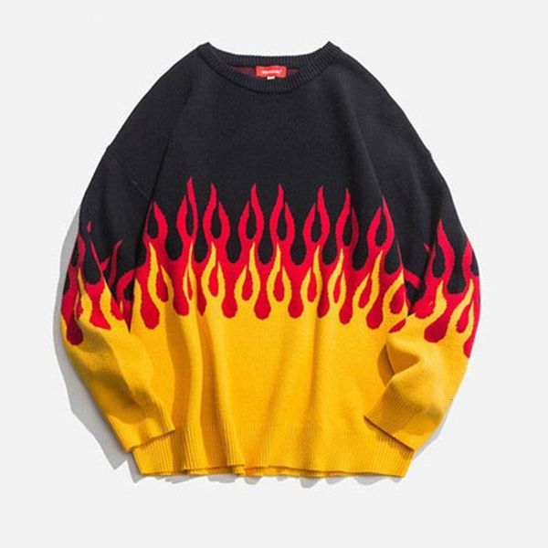 autumn winter harajuku men's sweater flame knitting casual loose pullover 2020 new japan style hip hop male cold blouse unisex, White;black
autumn winter harajuku men's sweater flame knitting casual loose pullover 2020 new japan style hip hop male cold blouse unisex, White;black