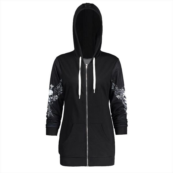 autumn womens skull wings print halloween zip up hoodie long sleeve spring sweatshirts coat cool hoodies sudaderas mujer, Black
autumn womens skull wings print halloween zip up hoodie long sleeve spring sweatshirts coat cool hoodies sudaderas mujer, Black