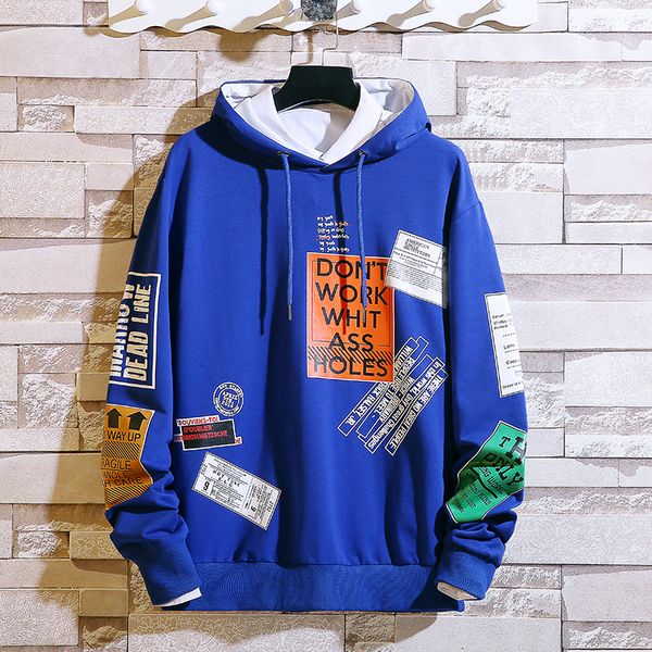 sweater 2019 new men's long-sleeved t-shirt printing student recreational sports jacket korean slim hooded sportswear, Black
sweater 2019 new men's long-sleeved t-shirt printing student recreational sports jacket korean slim hooded sportswear, Black