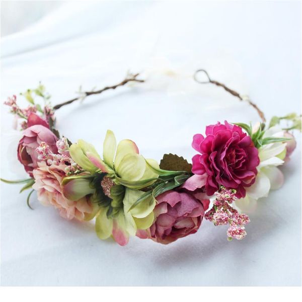 bride headdress flower wreath hairband wedding bridal hair accessories women wedding crown garlands girl's party qylsup
bride headdress flower wreath hairband wedding bridal hair accessories women wedding crown garlands girl's party qylsup