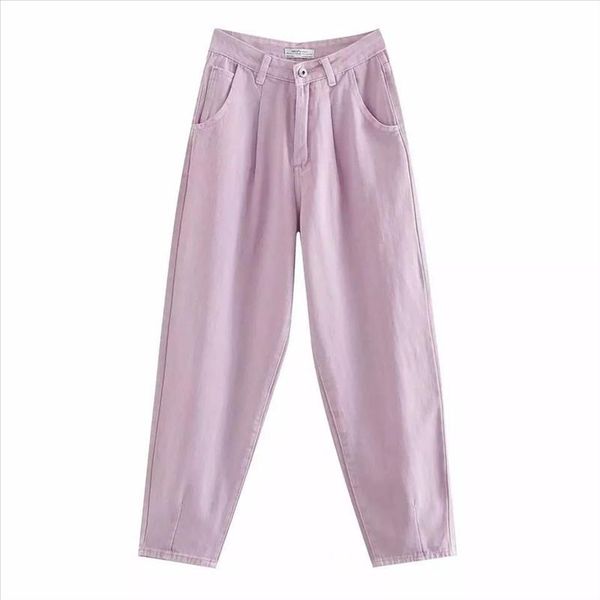 2020 autumn women jeans vintage solid color loose harem jeans hight waist streetwear slim long pants washed bottom slochy, Blue
2020 autumn women jeans vintage solid color loose harem jeans hight waist streetwear slim long pants washed bottom slochy, Blue