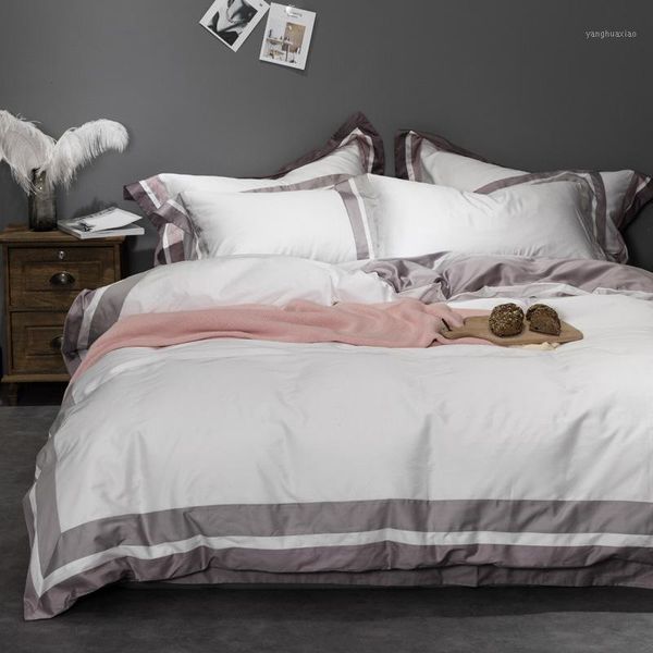 bedding sets 4pcs set 100% full cotton purecolor quilt cover fashionable northern europe style 1.8m article1
bedding sets 4pcs set 100% full cotton purecolor quilt cover fashionable northern europe style 1.8m article1