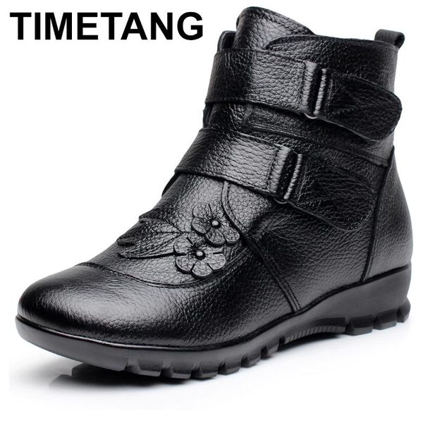 timetangwinter genuine leather ladies ankle boots women 2020 black flat flower waterproof warm cowhide short snow boots female
timetangwinter genuine leather ladies ankle boots women 2020 black flat flower waterproof warm cowhide short snow boots female