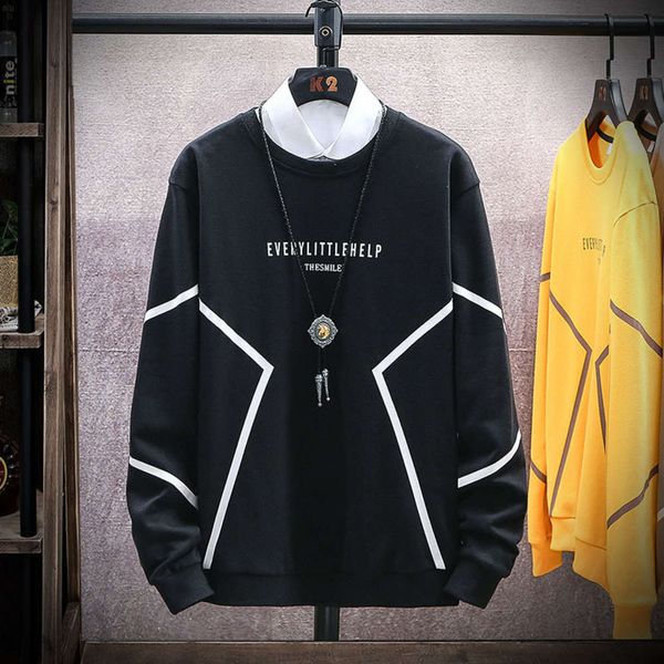 sweater men's autumn winter 2020 new korean fashion youth long sleeve loose round neck student coat, Black
sweater men's autumn winter 2020 new korean fashion youth long sleeve loose round neck student coat, Black