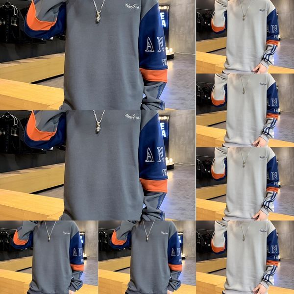 vmhtl 2020 spring trend loose casual boysmen's brand coat sweater round harajuku neck sweater double sleeve color contrast coat rcljc, Black
vmhtl 2020 spring trend loose casual boysmen's brand coat sweater round harajuku neck sweater double sleeve color contrast coat rcljc, Black