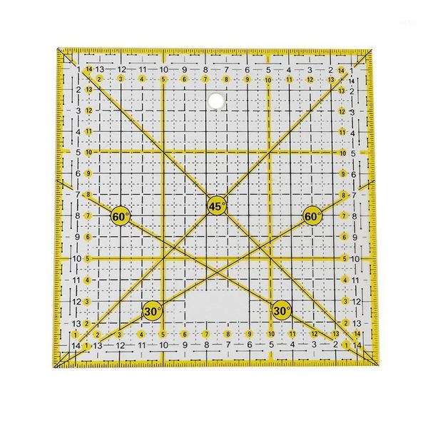 transparent quilting sewing patchworks ruler cutting craft tailor diy sewing measuring tools drawing tool 30/45/60/90 degrees1, Black
transparent quilting sewing patchworks ruler cutting craft tailor diy sewing measuring tools drawing tool 30/45/60/90 degrees1, Black