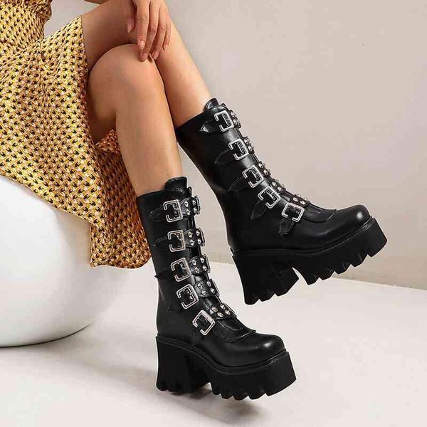 boots adisputent winter gothic punk womens platform black buckle strap zipper wedges shoes mid calf combat
boots adisputent winter gothic punk womens platform black buckle strap zipper wedges shoes mid calf combat