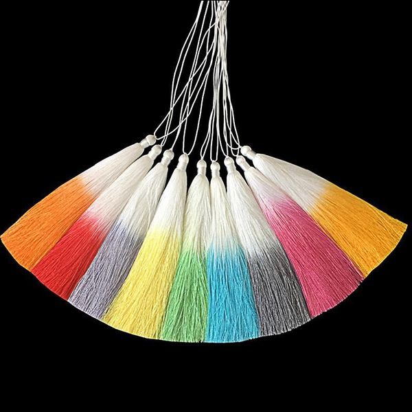 2pcs lot 14cm long gradient tassels silk fringe sewing bangs tassel trim decorative key tassels for curtains home decoration h jllibi
2pcs lot 14cm long gradient tassels silk fringe sewing bangs tassel trim decorative key tassels for curtains home decoration h jllibi
