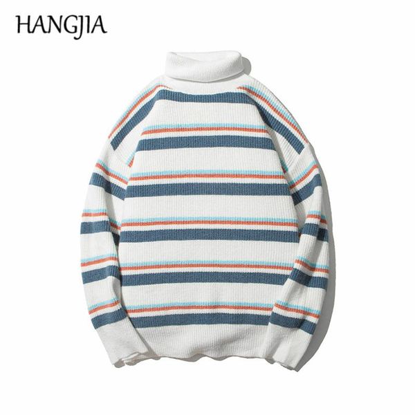 retro striped turtleneck sweaters men harajuku lazy casual loose pullover sweater women college style all-match mens clothes, White;black
retro striped turtleneck sweaters men harajuku lazy casual loose pullover sweater women college style all-match mens clothes, White;black