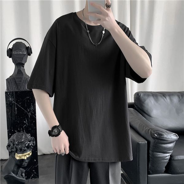 yemi fashion short t-shirt men's leisure trend 2021 new loose bottomed korean round neck half sleeve, White;black
yemi fashion short t-shirt men's leisure trend 2021 new loose bottomed korean round neck half sleeve, White;black