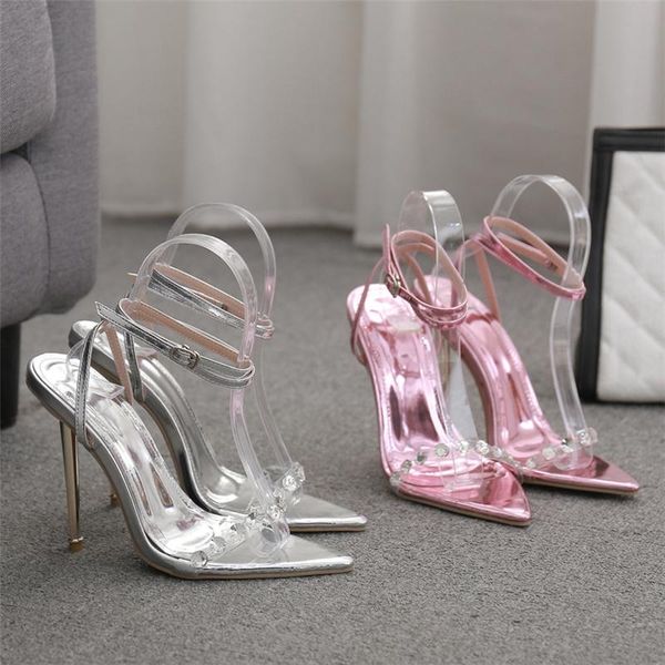 sandals summer bling women 11.5cm high heels strap fetish crystal female silver roman girls stiletto shoes, Black
sandals summer bling women 11.5cm high heels strap fetish crystal female silver roman girls stiletto shoes, Black
