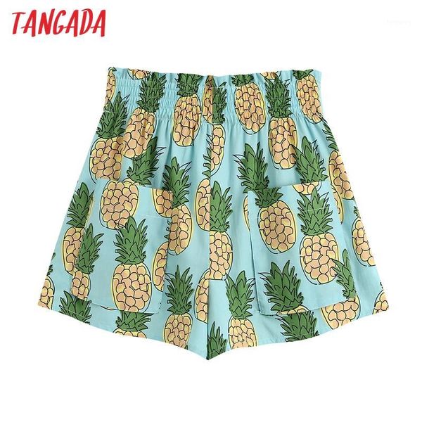 tangada women elegant pineapple print shorts strethy waist pockets female retro casual shorts pantalones be7231, White;black
tangada women elegant pineapple print shorts strethy waist pockets female retro casual shorts pantalones be7231, White;black