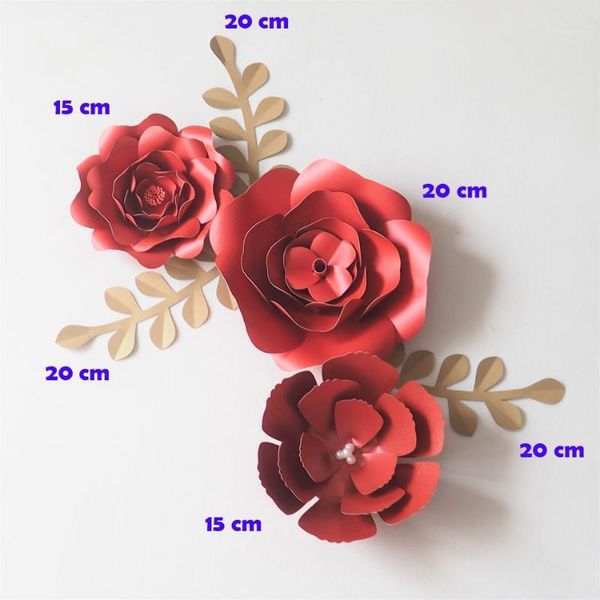diy red giant paper flowers backdrop artificial handmade mix flower 3pcs+leaves 3pcs christmas new year decoration video1
diy red giant paper flowers backdrop artificial handmade mix flower 3pcs+leaves 3pcs christmas new year decoration video1