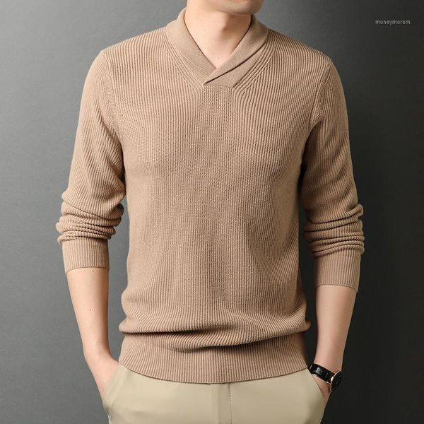 men's sweaters men wool sweater pullovers 2021 autumn winter turn-down collar casual man warm cashmere sweaters1, White;black
men's sweaters men wool sweater pullovers 2021 autumn winter turn-down collar casual man warm cashmere sweaters1, White;black