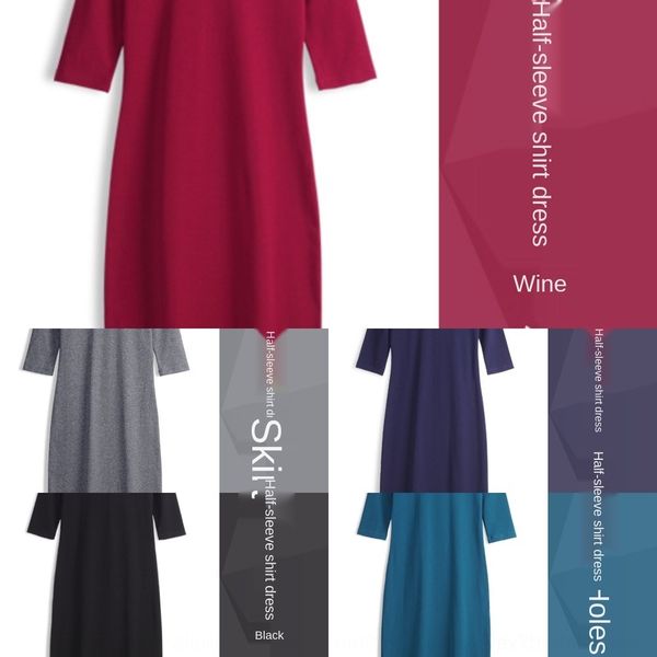 nqk4g back cross base slim mid-sleeve style korean collar skirt 2020 new women's v-neck mid-sleeve skirt women's black black back, Black;gray
nqk4g back cross base slim mid-sleeve style korean collar skirt 2020 new women's v-neck mid-sleeve skirt women's black black back, Black;gray