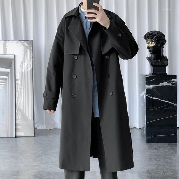men's trench coats fashion korean coat men casual loose harajuku streetwear trend handsome manteaux homme jacket df50tc1, Tan;black
men's trench coats fashion korean coat men casual loose harajuku streetwear trend handsome manteaux homme jacket df50tc1, Tan;black