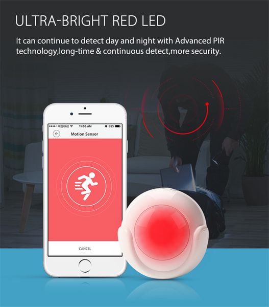 neo wifi pir motion sensor intelligent home alarm system super mini shape white pir sensor infrared alarm detector
neo wifi pir motion sensor intelligent home alarm system super mini shape white pir sensor infrared alarm detector