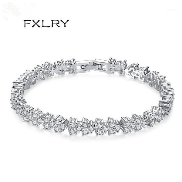 fxlry new arrival fashion women white color cubic zircon,geometric small petals bracelets jewelry, Black
fxlry new arrival fashion women white color cubic zircon,geometric small petals bracelets jewelry, Black