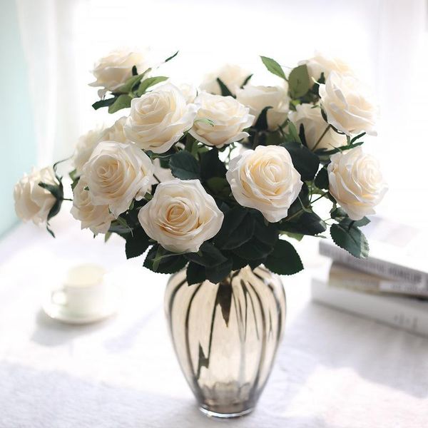 decorative flowers & wreaths 1bunch 10 head artificial rose fake silk flores for home bridal wedding decoration flower fleurs festive suppli
decorative flowers & wreaths 1bunch 10 head artificial rose fake silk flores for home bridal wedding decoration flower fleurs festive suppli