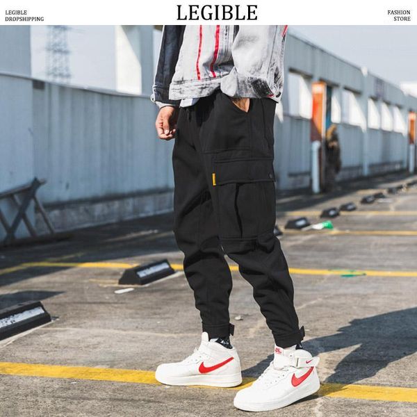 legible joggers pants men 2020 big pockets ankel cargo harem pants men streetwear overalls sweatpants1, Black
legible joggers pants men 2020 big pockets ankel cargo harem pants men streetwear overalls sweatpants1, Black