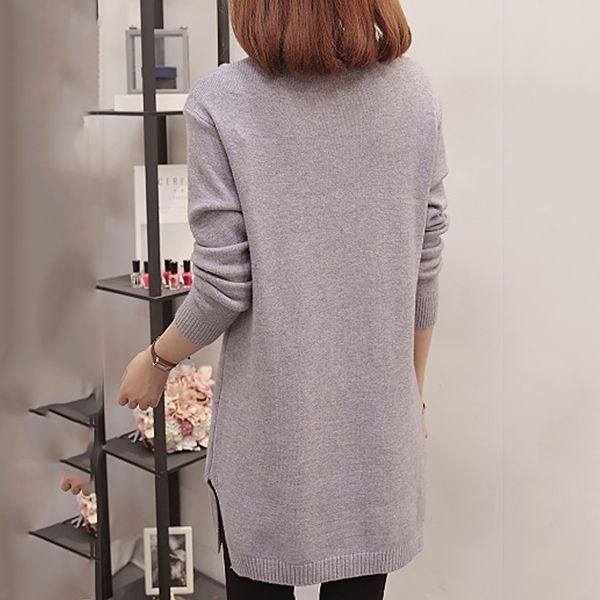 women plus size casual pullovers long sweater winter autumn slim jumpers o-neck wine red thick pull femme maglioni donna 201204, White;black
women plus size casual pullovers long sweater winter autumn slim jumpers o-neck wine red thick pull femme maglioni donna 201204, White;black