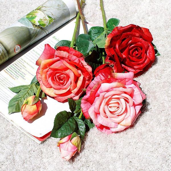 decorative flowers & wreaths 1 bundle big roses bouquet wedding bridal accessories clearance vases for household products artificial plastic
decorative flowers & wreaths 1 bundle big roses bouquet wedding bridal accessories clearance vases for household products artificial plastic