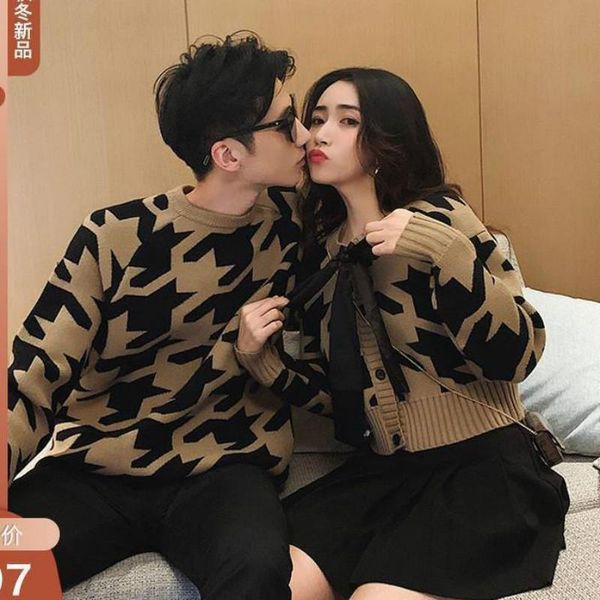 autumn and winter new styles of pure and lovely couples fashion temperament round neck pullover sweater loose knit men, White;black
autumn and winter new styles of pure and lovely couples fashion temperament round neck pullover sweater loose knit men, White;black