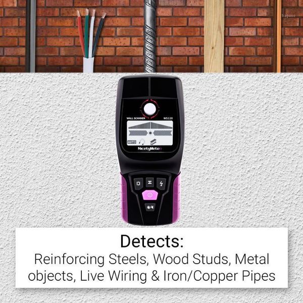 nicetymeter ws120 multi-scanner stud finder ac wood cable wires depth tracker plumbing undeground sturs wall scanner lcd beep1
nicetymeter ws120 multi-scanner stud finder ac wood cable wires depth tracker plumbing undeground sturs wall scanner lcd beep1