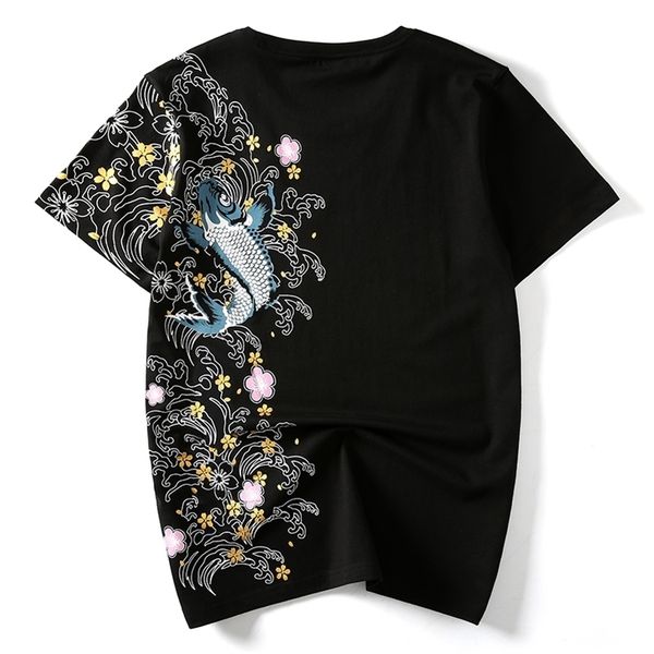 hzijue men t shirts embroidery fish brand clothing chinese japanese style t-shirts for man tees streetwear cotton plus size lj200827, White;black
hzijue men t shirts embroidery fish brand clothing chinese japanese style t-shirts for man tees streetwear cotton plus size lj200827, White;black