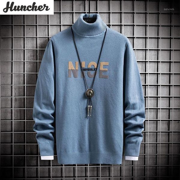 huncher men's turtleneck sweater men 2020 winter solid patchwork high collar jumper pullover sweaters oversized blue sweater men1, White;black
huncher men's turtleneck sweater men 2020 winter solid patchwork high collar jumper pullover sweaters oversized blue sweater men1, White;black