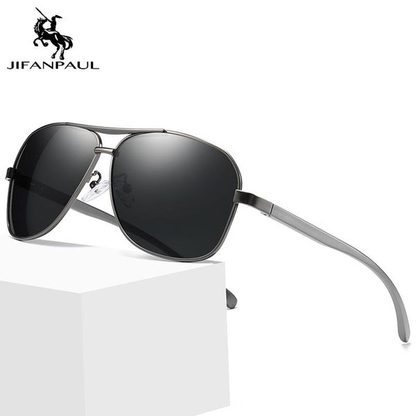 sunglasses jifanpaul aluminum magnesium alloy material frame polarized men classic fashion glasses for driving sun, White;black
sunglasses jifanpaul aluminum magnesium alloy material frame polarized men classic fashion glasses for driving sun, White;black