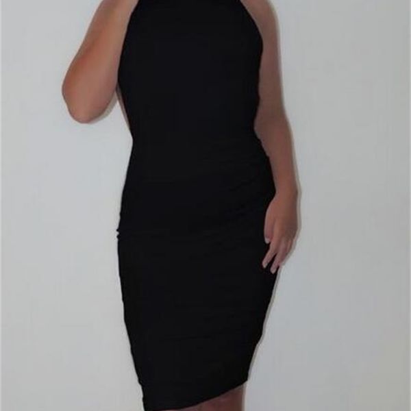 women's black white backless nightclub party dress back open dress wrap bandage women's dress mm65, Black;gray
women's black white backless nightclub party dress back open dress wrap bandage women's dress mm65, Black;gray