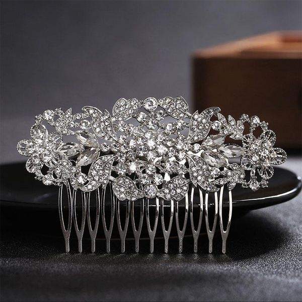 qyy classic wedding hair accessories crystal flowers hair pins for bride rhinestone bridal hair jewelry bbypsy lipper, Silver
qyy classic wedding hair accessories crystal flowers hair pins for bride rhinestone bridal hair jewelry bbypsy lipper, Silver