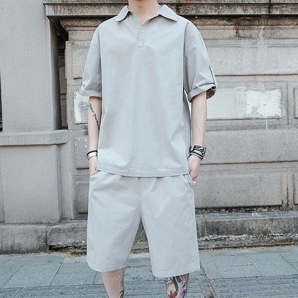2021 the new summer new suit short sleeve men's t-shirt wind tools male shorts two gray pieces za0u
2021 the new summer new suit short sleeve men's t-shirt wind tools male shorts two gray pieces za0u