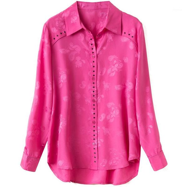 rose pink paisley jac silk shirt collar eyelets detail front buttons long sleeves blouse 2020 woman1, White
rose pink paisley jac silk shirt collar eyelets detail front buttons long sleeves blouse 2020 woman1, White