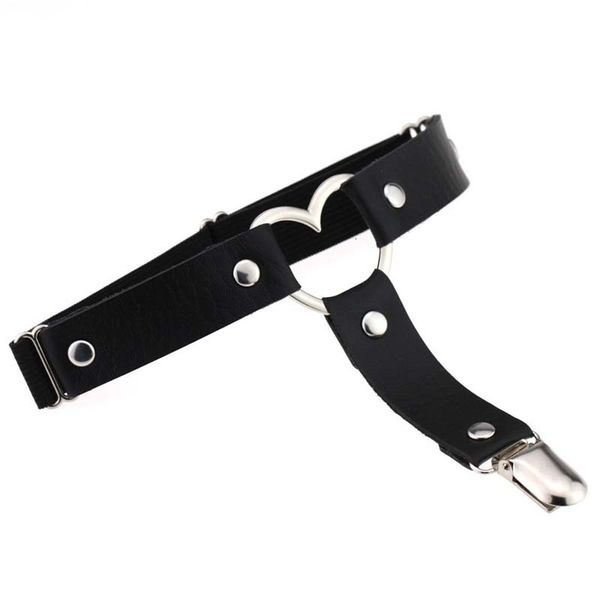 women pu leather bondage lingerie harajuku gothic harness elastic suspender punk strap leg ring thigh garter belts, Black;white
women pu leather bondage lingerie harajuku gothic harness elastic suspender punk strap leg ring thigh garter belts, Black;white