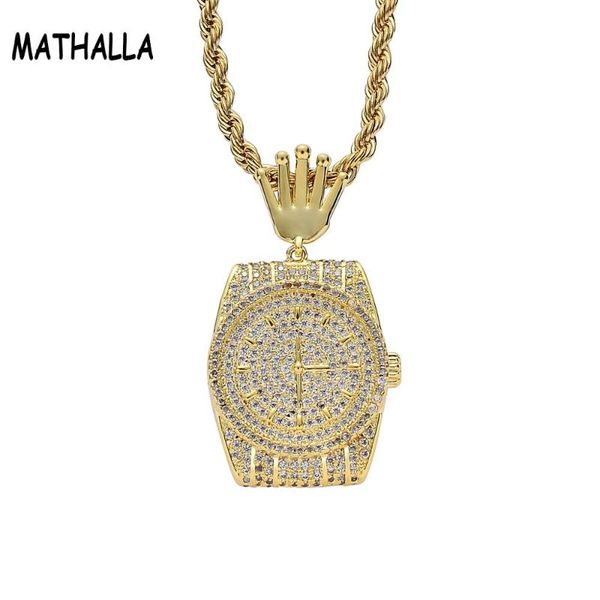 pendant necklaces mathalla iced out bling dial watch pave setting zircon fashion charm pendants necklace hiphop jewelry gifts, Silver
pendant necklaces mathalla iced out bling dial watch pave setting zircon fashion charm pendants necklace hiphop jewelry gifts, Silver