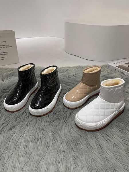 women's shoes snow boots 2020 winter new plus velvet warm cotton shoes round toe waterproof non-slip short boots, Black
women's shoes snow boots 2020 winter new plus velvet warm cotton shoes round toe waterproof non-slip short boots, Black