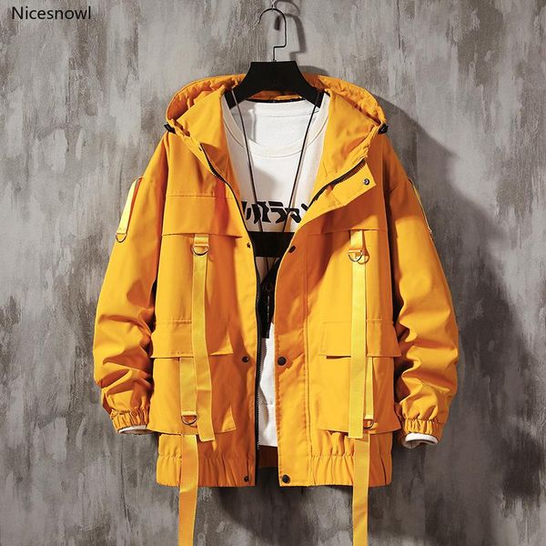 men's jackets men streetwear hip hop bomber jacket harajuku ribbons pockets windbreaker korean style fashions clothing plus size, Black;brown
men's jackets men streetwear hip hop bomber jacket harajuku ribbons pockets windbreaker korean style fashions clothing plus size, Black;brown