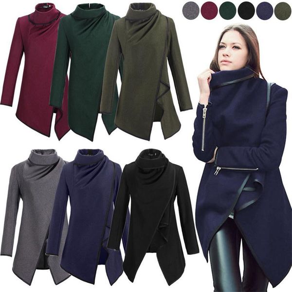 casaco feminino 2015 new fashion asymmetric trench women winter overcoat woolen coat 5 colors 1026, Tan;black
casaco feminino 2015 new fashion asymmetric trench women winter overcoat woolen coat 5 colors 1026, Tan;black