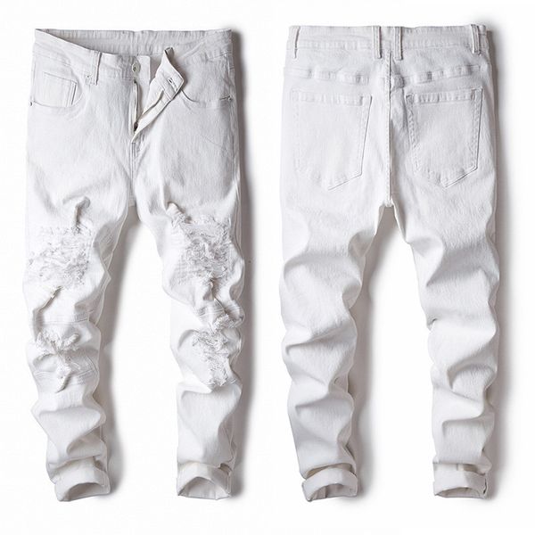 style 2021 new of ripped black korean jeans thin denim male fashion pencil pants n0g1, Blue
style 2021 new of ripped black korean jeans thin denim male fashion pencil pants n0g1, Blue