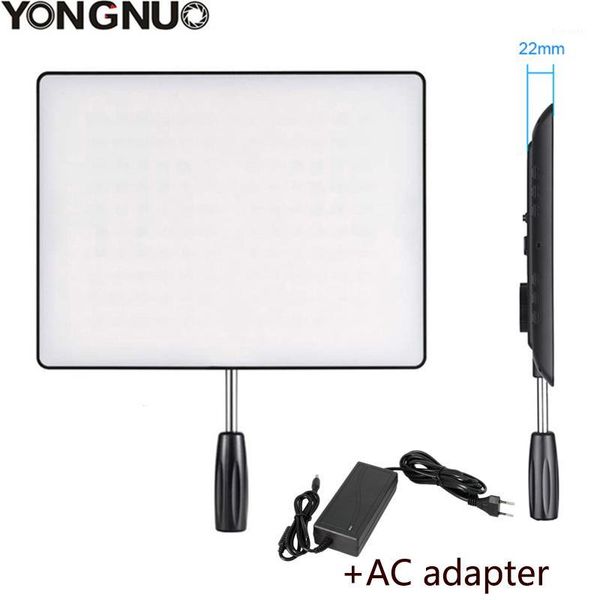 yongnuo yn600 air ultra thin led camera video light 3200k-5500k and 5500k +ac power adapter for1
yongnuo yn600 air ultra thin led camera video light 3200k-5500k and 5500k +ac power adapter for1
