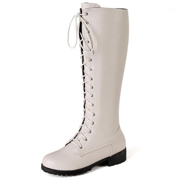 boots winter for woman fashion round toe shoes pure color beige consice cross tied knee high 34-481, Black
boots winter for woman fashion round toe shoes pure color beige consice cross tied knee high 34-481, Black